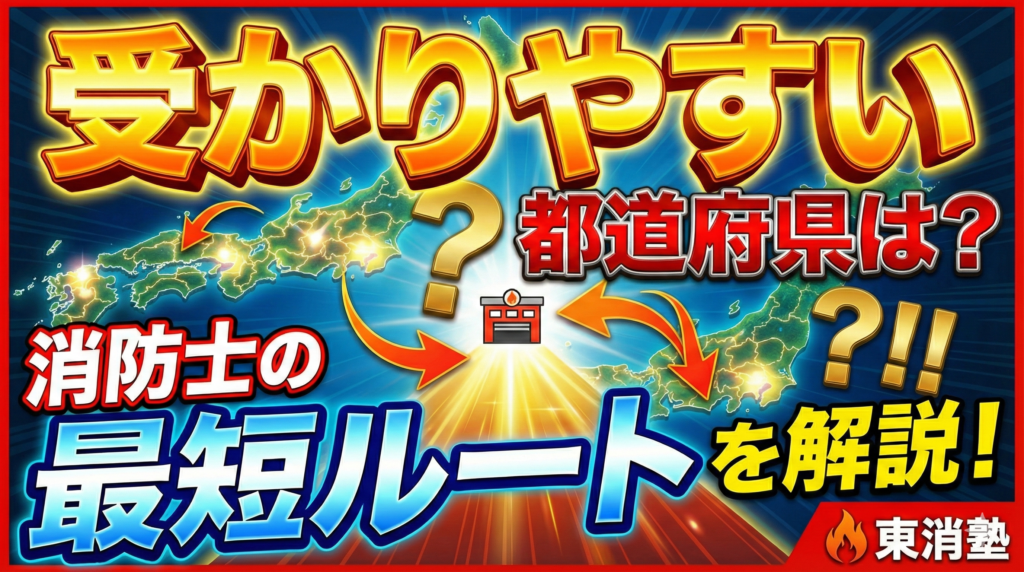 ここが狙い目？消防士試験の倍率が低い・受かりやすい都道府県を紹介