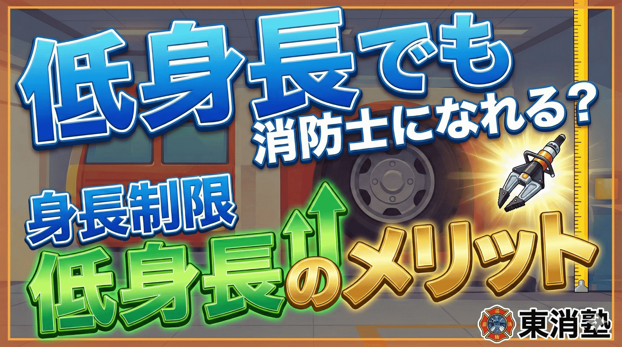 低身長でも消防士になれる？