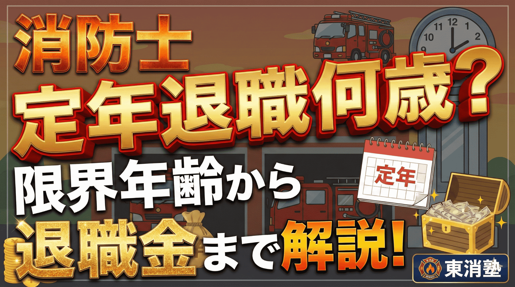 消防士の定年は何歳？いつまで現場に出るかや退職金についても解説