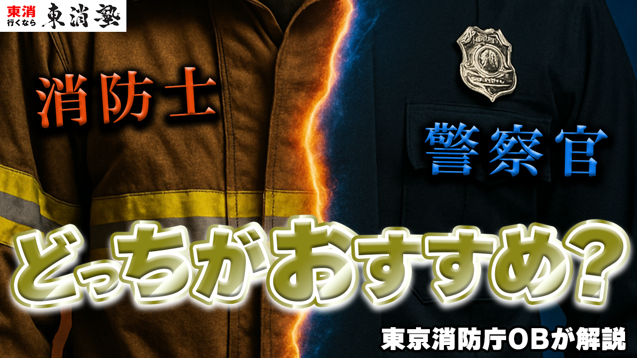 消防士と警察官はどっちがおすすめ？採用試験の難易度や年収など