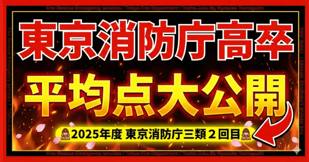 【速報】東京消防庁三類2回目採用試験の結果と合格予想！